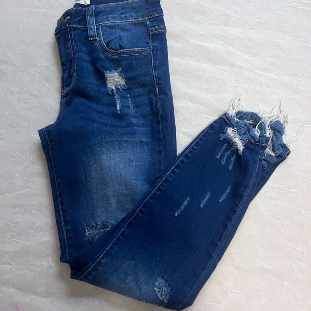 Cello Distressed Blue Jeans